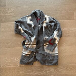 Pendleton belted cardigan